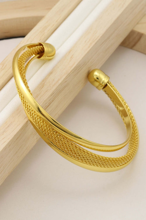 Golden Aura Cuff Bracelet For Women