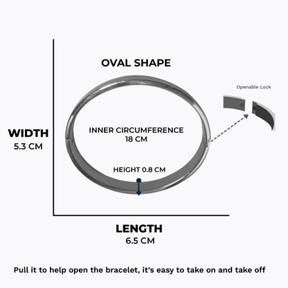 Circle Touch Bracelet For Men - 7 Inch