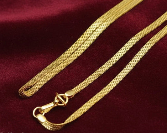 Unisex Highway Chain - Gold Plated Daily-Wear Chain