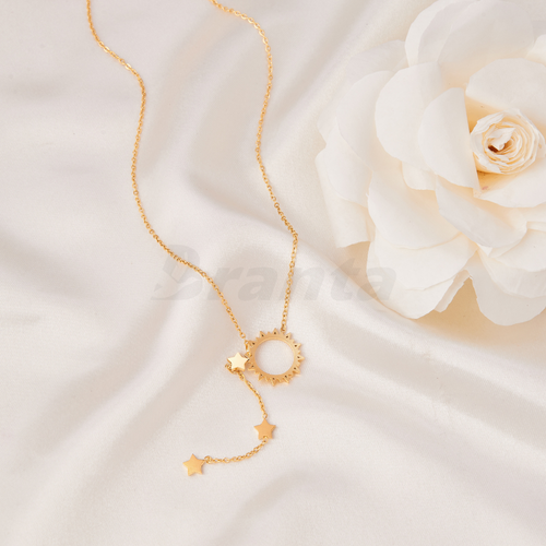 Layered Star- Sun Pendant Necklace