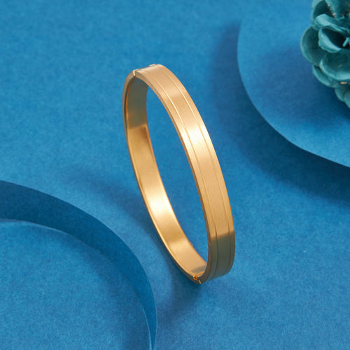 Matte Finish Two-Line Bracelet For Men (7 Inch)