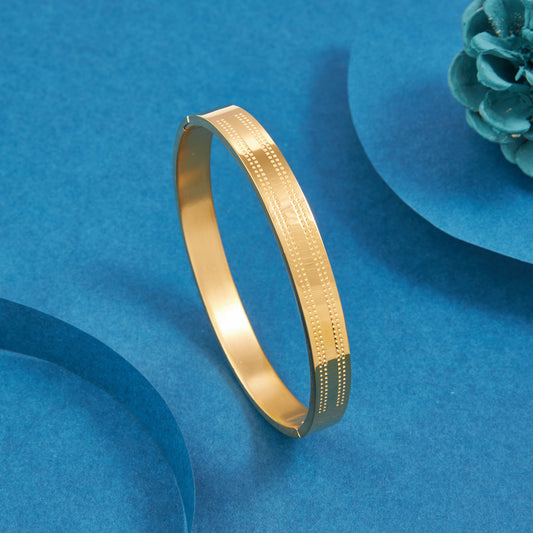 Elegant Dotted-Line Bracelet For Men ( 7 Inch )