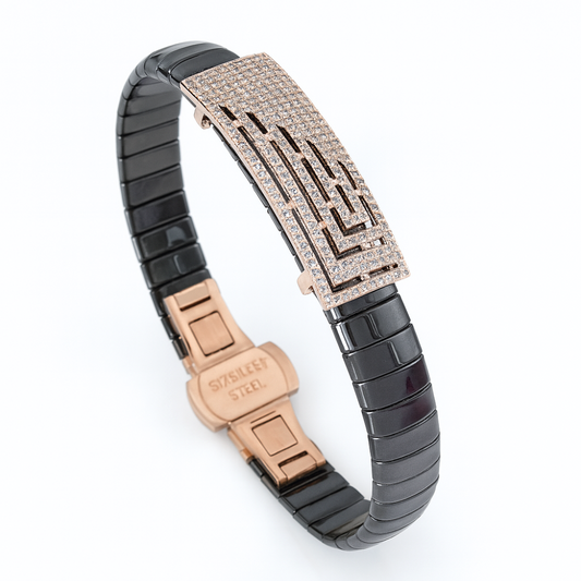 MazeLuxe Spark Ceramic Stainless Steel  For Men