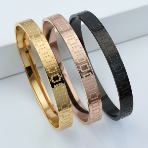 Imperial Square Bracelet For Men - 7 Inch