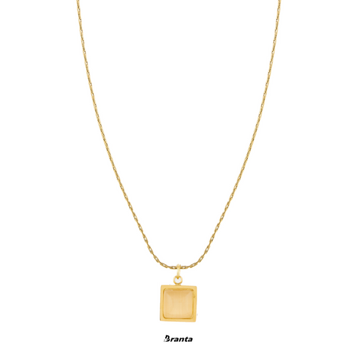 Rectangle Pendant Necklace