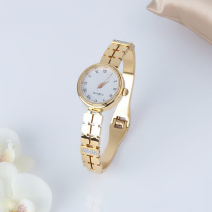 CrystalEra Women’s Stainless Steel Bracelet Watch