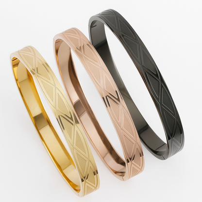 Royal X Shiny Bracelet For Men - 7 Inch