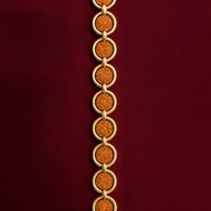 Gold-Plated Rudraksha Bracelet