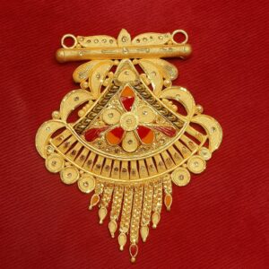 Gold-Plated Floral Pendant