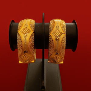Gold-Plated Handcrafted Rajsi Karigari Bangles