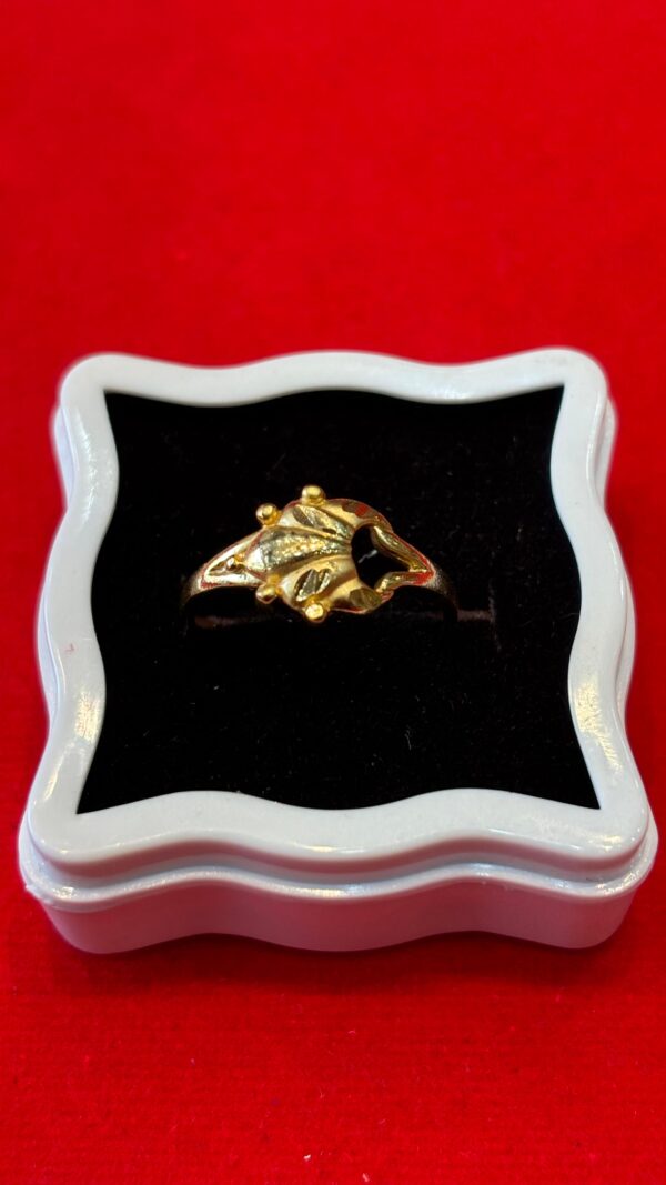 Ahsas Signature Gold-Plated Ladies Ring