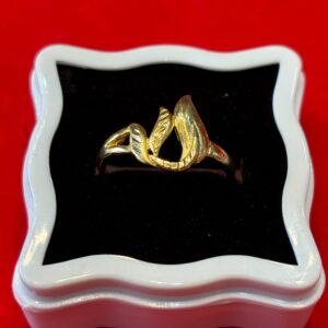Aabha Gold-Plated Ladies Ring