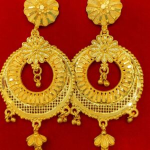 Ahsas Gold-Plated Chand Bali Earrings