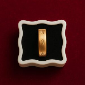 Gold-Plated Band Ring for Women