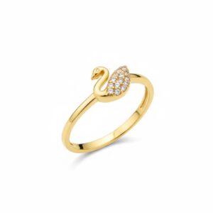 Ahsas “Royal Spark” Gold-Plated Ring
