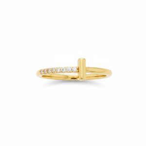 Ahsas “Classic Charm” Gold-Plated Ring