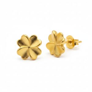 Ahsas “Urban Gleam” Gold-Plated Eartops