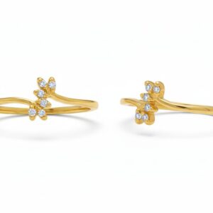 Ahsas “Forever Bond” Gold-Plated Women’s Ring