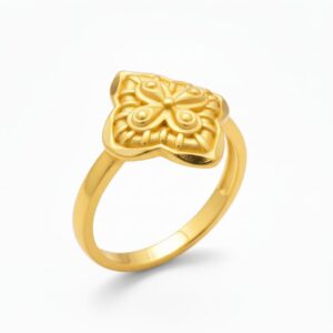 Ahsas “Traditional” Gold-Plated Women’s Ring