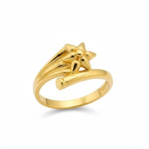 Ahsas “Aura Band” Gold-Plated Women’s Ring