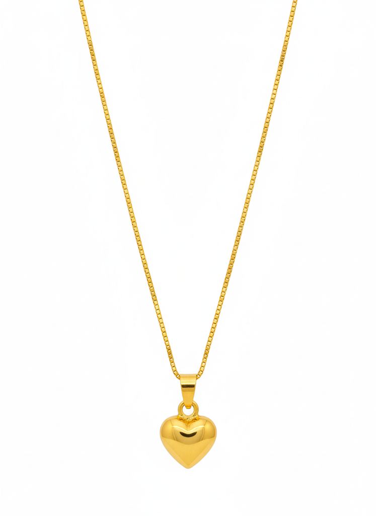 Ahsas “Heart of Gold” Chain Pendant