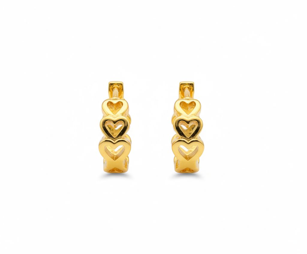Ahsas “Eternal Shine” Gold-Plated Earrings