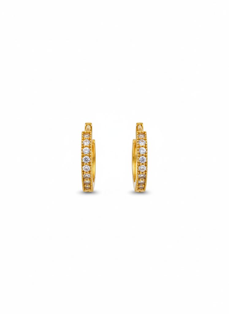 Ahsas “Royal Gleam” Gold-Plated Earrings
