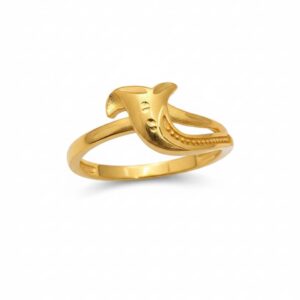 Ahsas “Royal Crest” Gold-Plated Ring